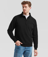 Classic 80/20 zip neck sweatshirt — lifestyle