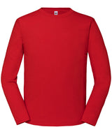 Iconic 195 ringspun premium long sleeve T — Red