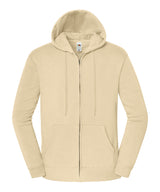 Iconic premium hooded sweat jacket — Desert Sand