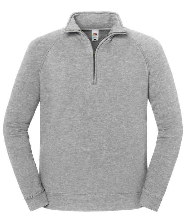 Iconic premium zip-neck sweat