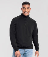 Iconic premium zip-neck sweat — lifestyle