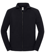 Iconic premium sweat jacket — Black*