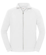 Iconic premium sweat jacket — White