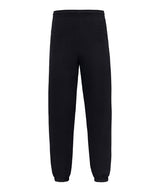 Iconic premium elasticated cuff jog pants — Black