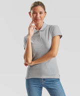 Women's premium polo — lifestyle