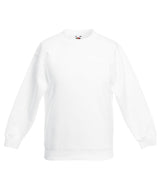 Kids premium set-in sweatshirt — White