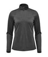 Women’s Milano ¼-zip pullover — Charcoal Heather*