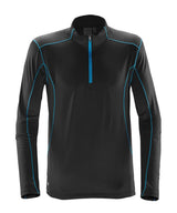 Pulse fleece pullover — Black/Electric