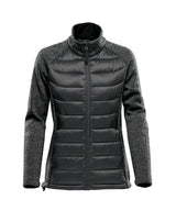 Women’s Narvik hybrid jacket — Black/Dolphin Heather