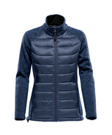 Women’s Narvik hybrid jacket — Indigo/Indigo Heather