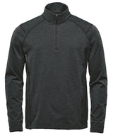 Treeline ¼-zip fleece — Black Heather