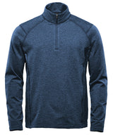 Treeline ¼-zip fleece — Dark Navy Heather