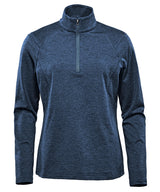 Women’s Treeline ¼-zip fleece — Dark Navy Heather