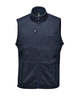 Avalante fleece vest — Navy Heather