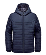 Nautilus quilted hooded jacket — Navy