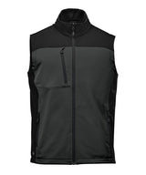 Cascades softshell vest — Dolphin/Black*