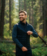 Appalachian thermal softshell vest — lifestyle
