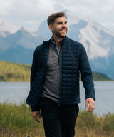 Appalachian thermal softshell jacket — lifestyle