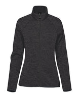 Women’s Yosemite full-zip fleece jacket — Black Heather*