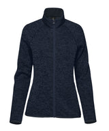 Women’s Yosemite full-zip fleece jacket — Navy Heather