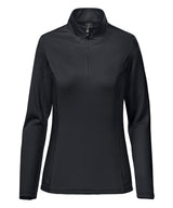 Women’s Monterey 1/4-zip pullover — Black