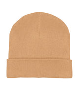 Rib beanie in unisex fit (STAU772) — Latte