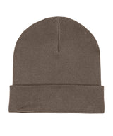 Rib beanie in unisex fit (STAU772) — Mocha