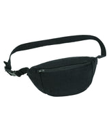 Hip bag with canvas fabric (STAU891) — Black