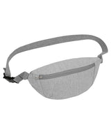 Hip bag with canvas fabric (STAU891) — Heather Grey