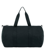 Duffle bag with canvas fabric (STAU892) — Black