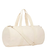 Duffle bag with canvas fabric (STAU892) — Natural