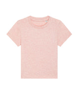 Baby Creator iconic babies' t-shirt (STTB918) — Cream Heather Pink