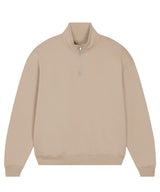 Unisex Miller dry 1/4 zip sweatshirt (STSU795) — Desert Dust
