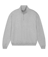 Unisex Miller dry 1/4 zip sweatshirt (STSU795) — Heather Grey