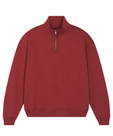 Unisex Miller dry 1/4 zip sweatshirt (STSU795) — Red Earth