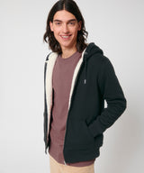 Unisex Hygger sherpa zip-through sweatshirt (STSU956) — lifestyle