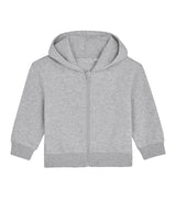 Baby Connector hoodie zip-through sweatshirt (STSB105) — Heather Grey