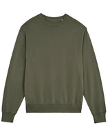 Unisex Matcher vintage sweatshirt (STSU085) — Garment Dyed Khaki