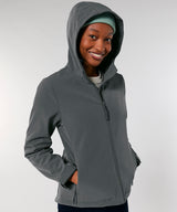 Women’s Stella Discoverer hooded softshell  (STJW159) — lifestyle