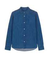 Stella denim shirt (STWW970) — Mid Wash