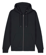 Unisex Cultivator 2.0 iconic zip-thru hoodie sweatshirt (STSU179) — Black*