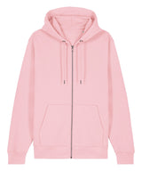 Unisex Cultivator 2.0 iconic zip-thru hoodie sweatshirt (STSU179) — Cotton Pink
