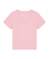 Women’s Stella Isla v-neck t-shirt (STTW176) — Cotton Pink
