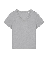 Women’s Stella Isla v-neck t-shirt (STTW176) — Heather Grey