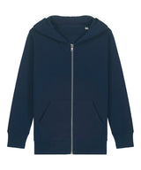 Kids Mini Cultivator 2.0 iconic zip-thru hoodie sweatshirt (STSK182) — French Navy