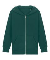Kids Mini Cultivator 2.0 iconic zip-thru hoodie sweatshirt (STSK182) — Glazed Green