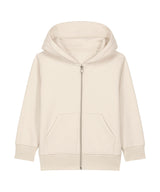 Kids Mini Cultivator 2.0 iconic zip-thru hoodie sweatshirt (STSK182) — Natural Raw