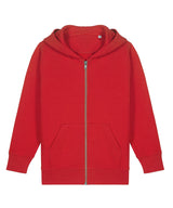 Kids Mini Cultivator 2.0 iconic zip-thru hoodie sweatshirt (STSK182) — Red