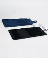 Deluxe velour golf towel — lifestyle
