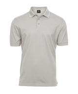 Luxury stretch polo (1405) — Cement